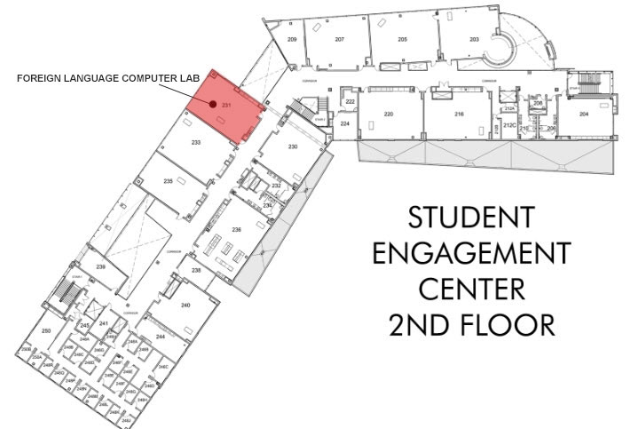 Modern Languages and Linguistics Lab Location