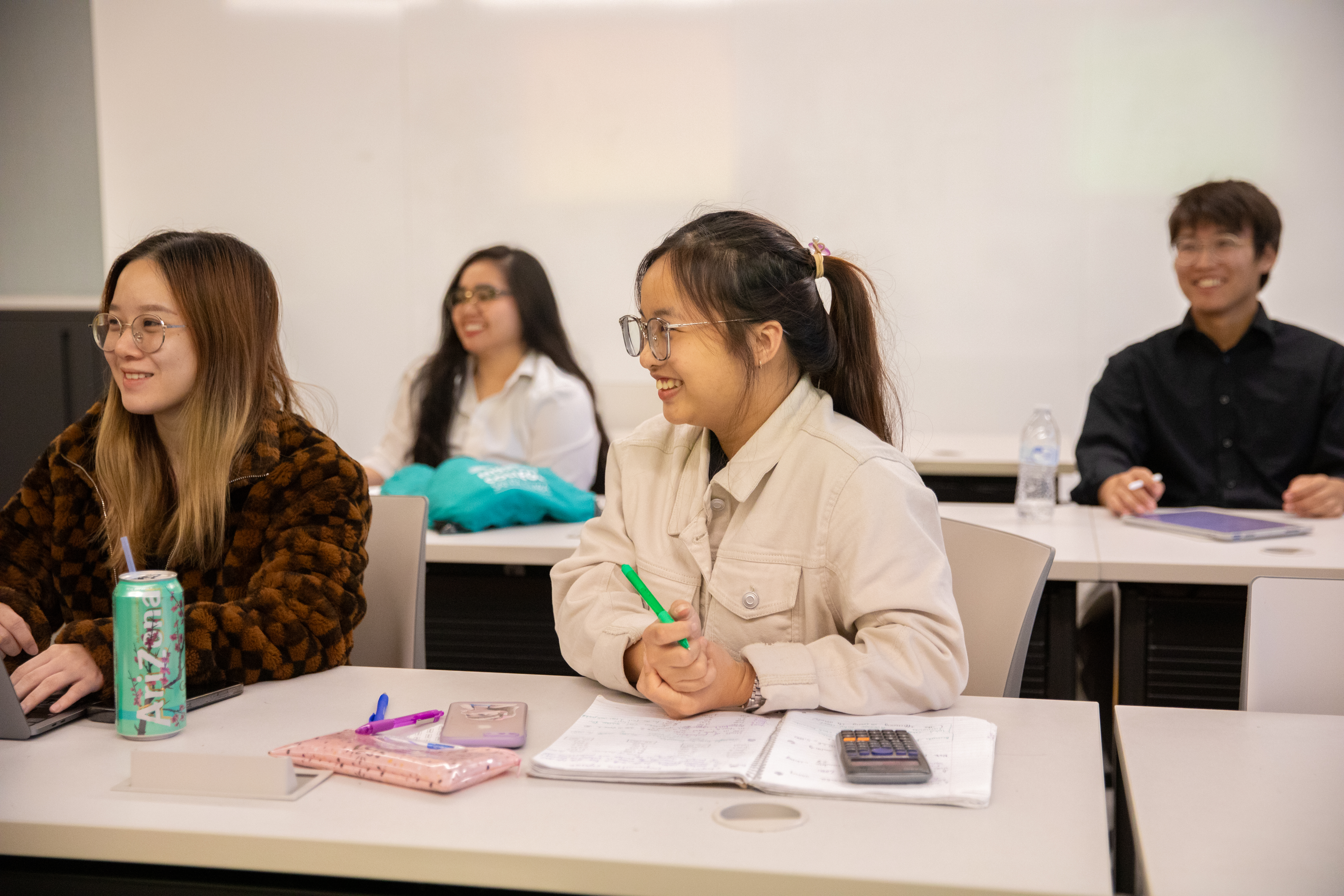 Students in class