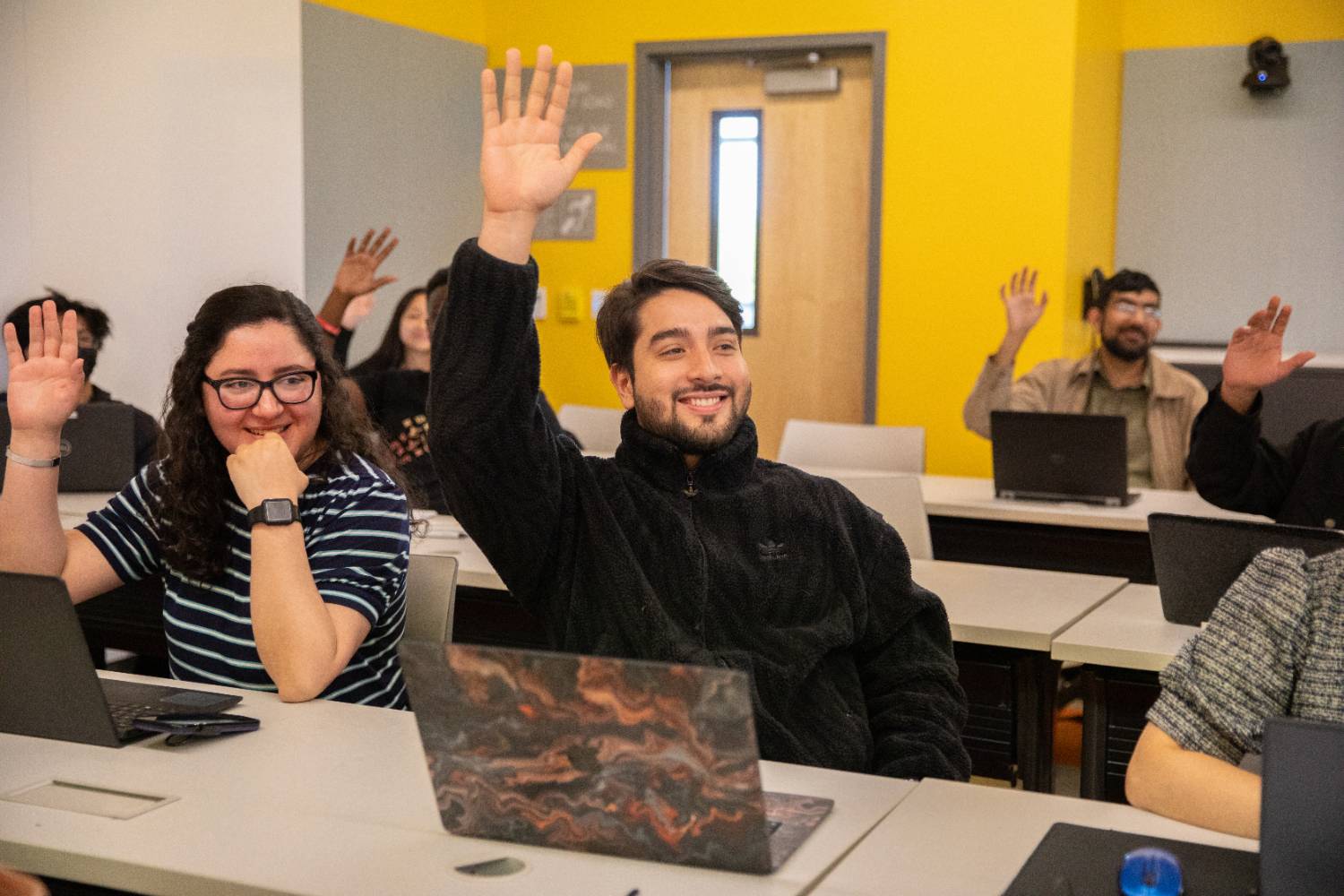 Business class students