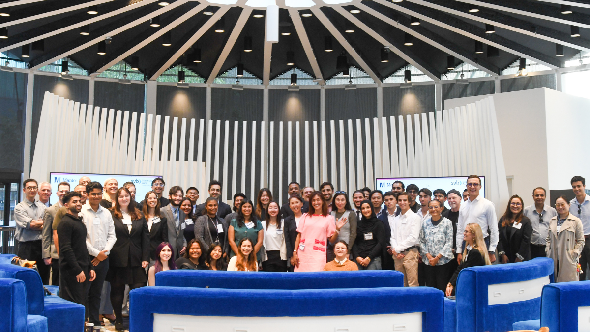 Students in a business class
