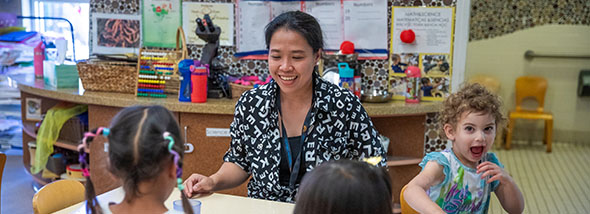 Children activity in the CDC