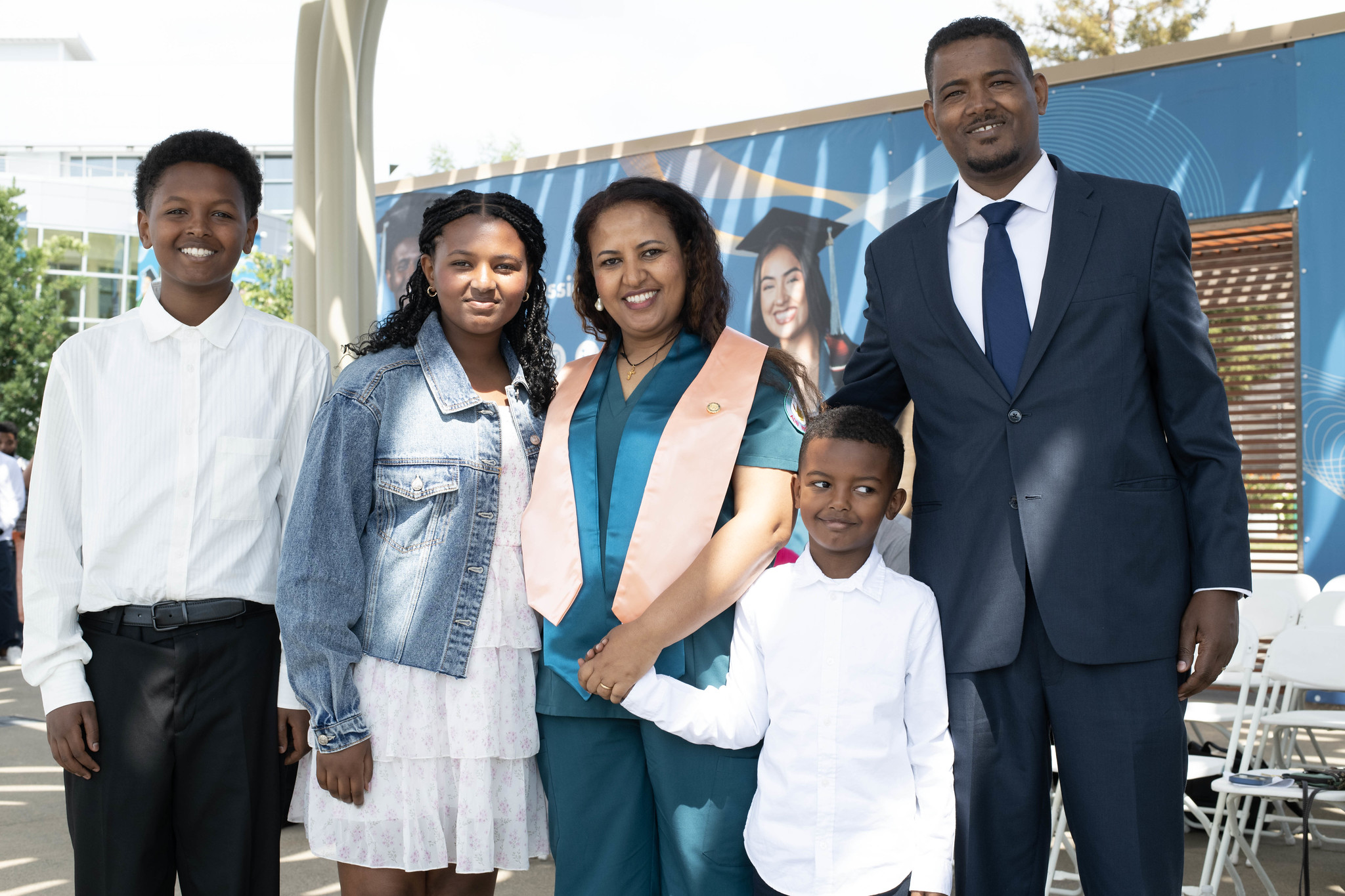 LVN to RN graduate with family