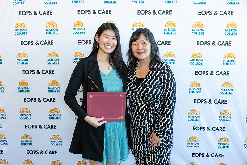 Two women EOPS participants