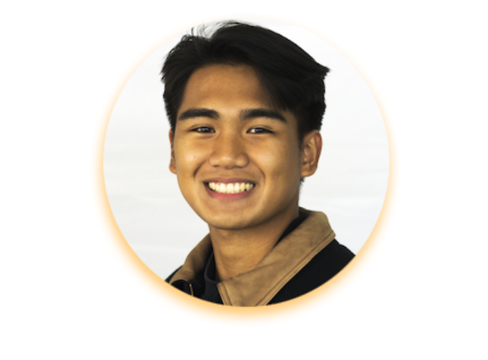 Smiling student